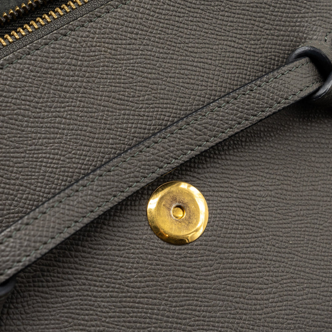 Celine nano belt bag calfskin grey