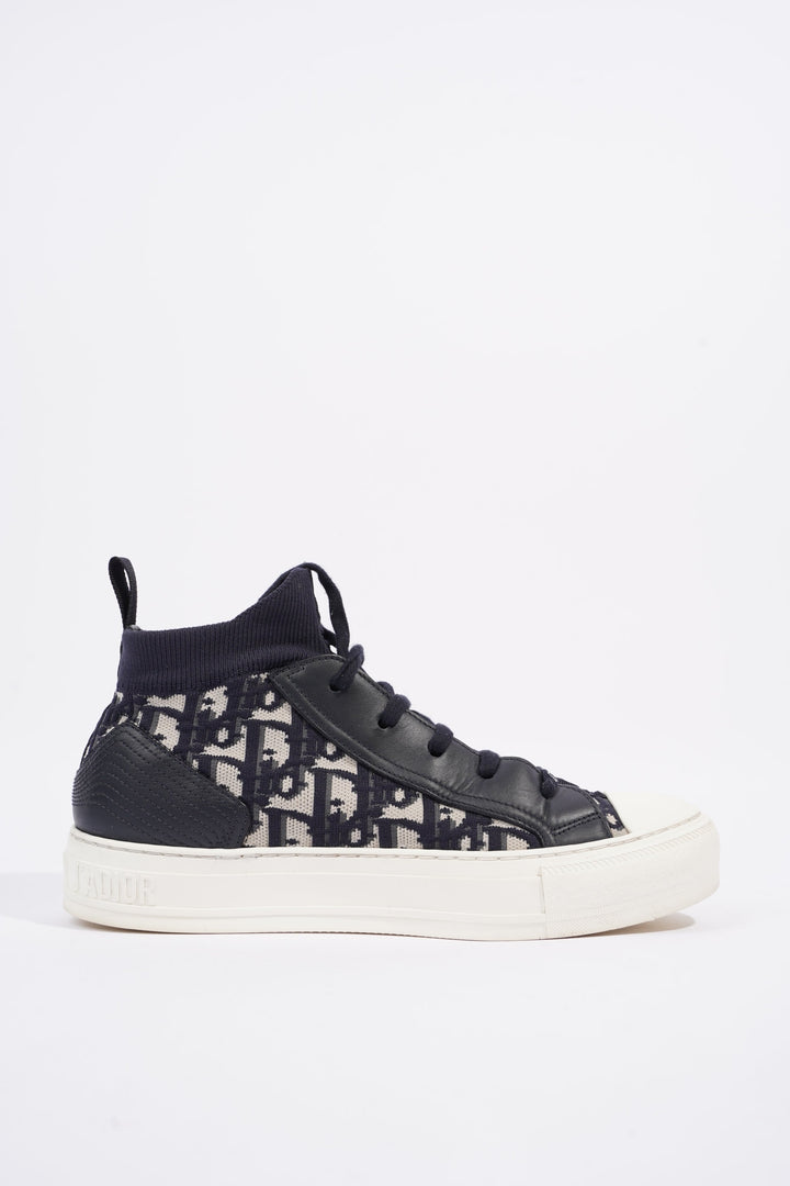 Christian Dior Womens Walk n' Dior High Top Blue / White EU 38.5 / UK 5.5