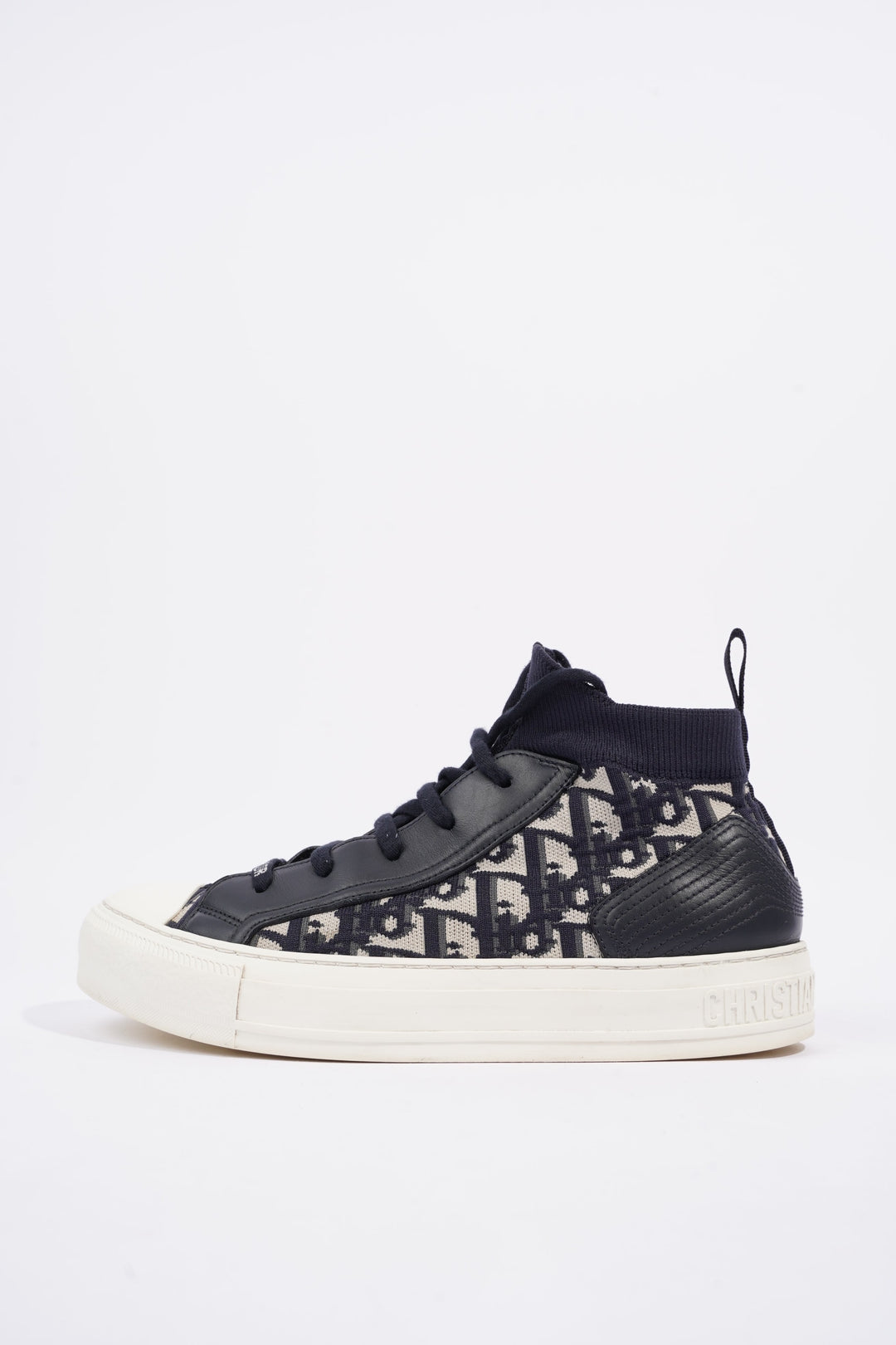 Christian Dior Womens Walk n' Dior High Top Blue / White EU 38.5 / UK 5.5