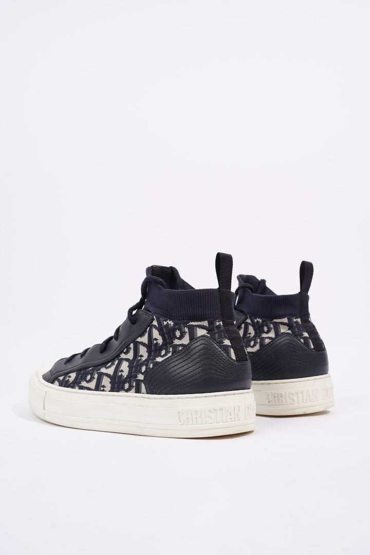 Christian Dior Womens Walk n' Dior High Top Blue / White EU 38.5 / UK 5.5