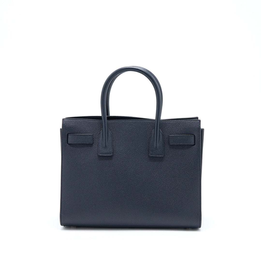 Saint Laurent/YSL Baby Sac De Jour  Calfskin Navy SHW