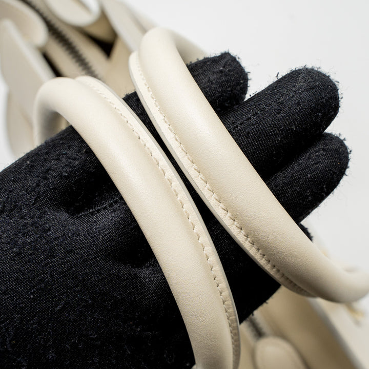 Celine Micro Luggage Bag Calfskin White