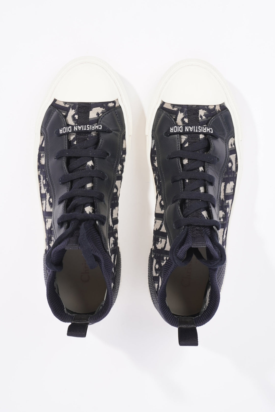 Christian Dior Womens Walk n' Dior High Top Blue / White EU 38.5 / UK 5.5