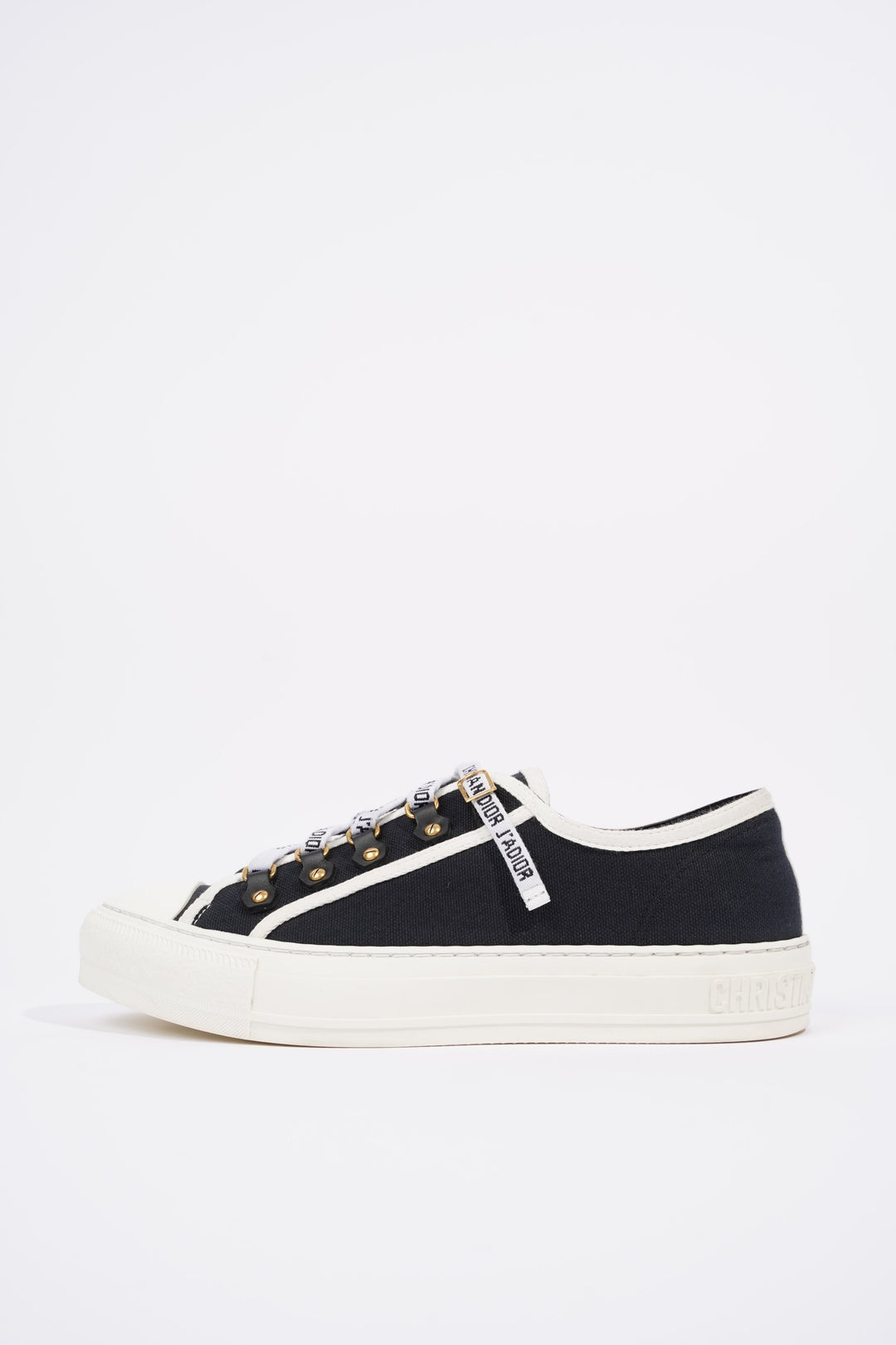 Christian Dior Womens Walk n' Dior Black / White EU 39 / UK 6
