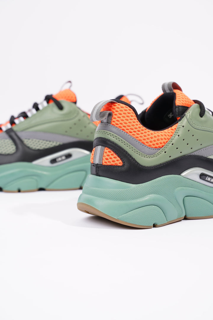 Christian Dior Womens B22 Green / Orange / Grey EU 40 / UK 7