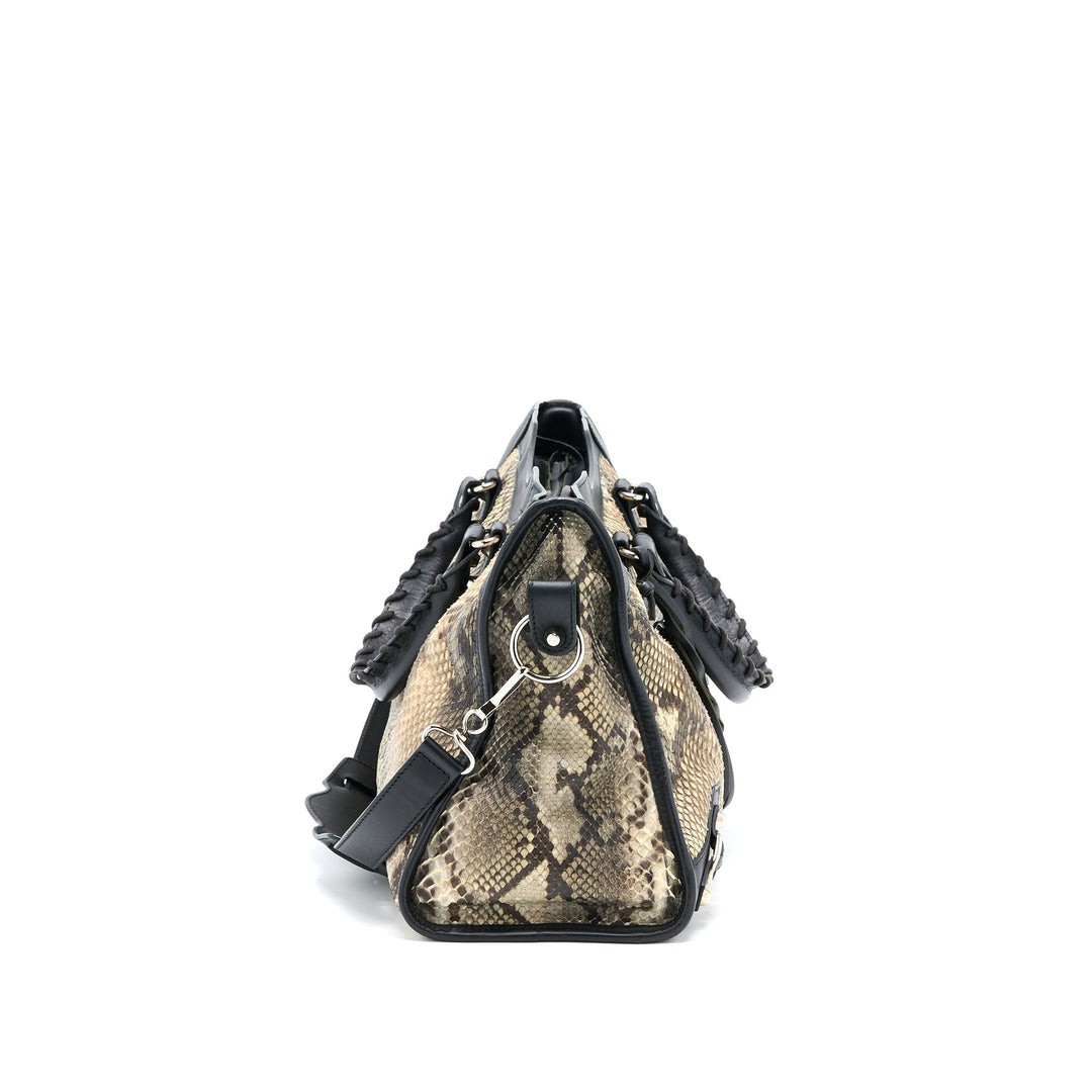 Top Quality Balenciaga Classic City Python Leather SHW