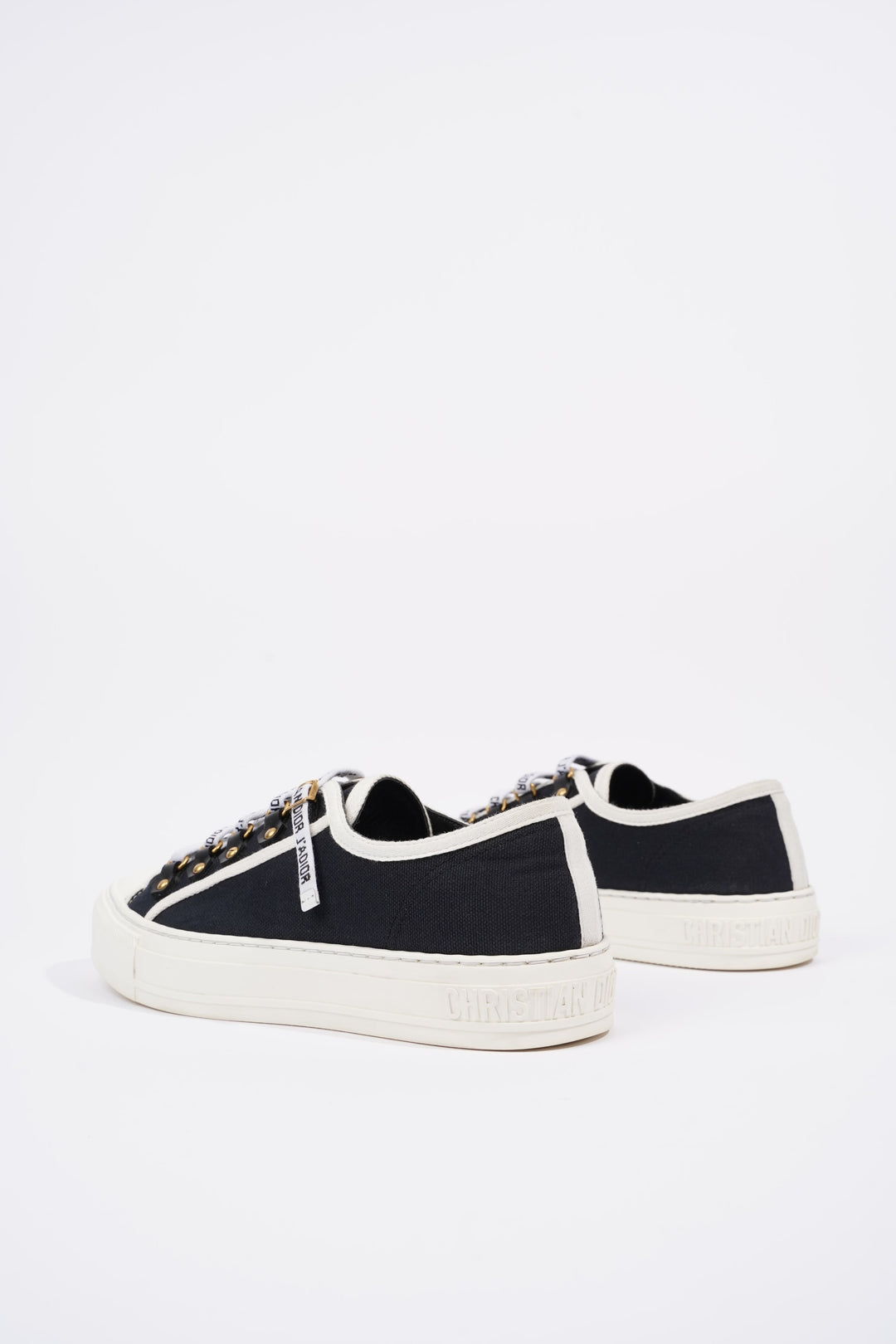 Christian Dior Womens Walk n' Dior Black / White EU 39 / UK 6