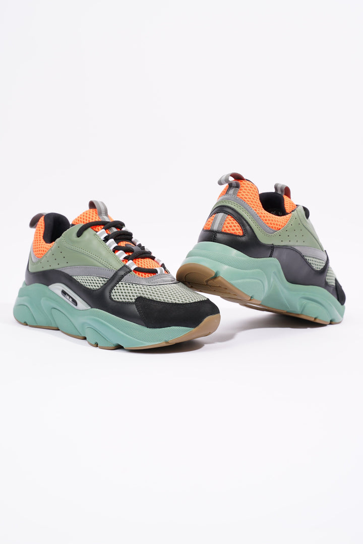 Christian Dior Womens B22 Green / Orange / Grey EU 40 / UK 7