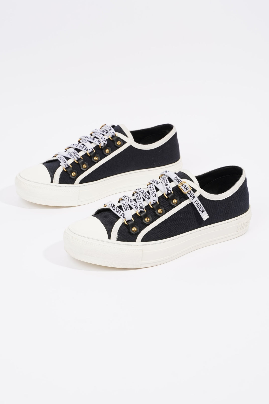 Christian Dior Womens Walk n' Dior Black / White EU 39 / UK 6