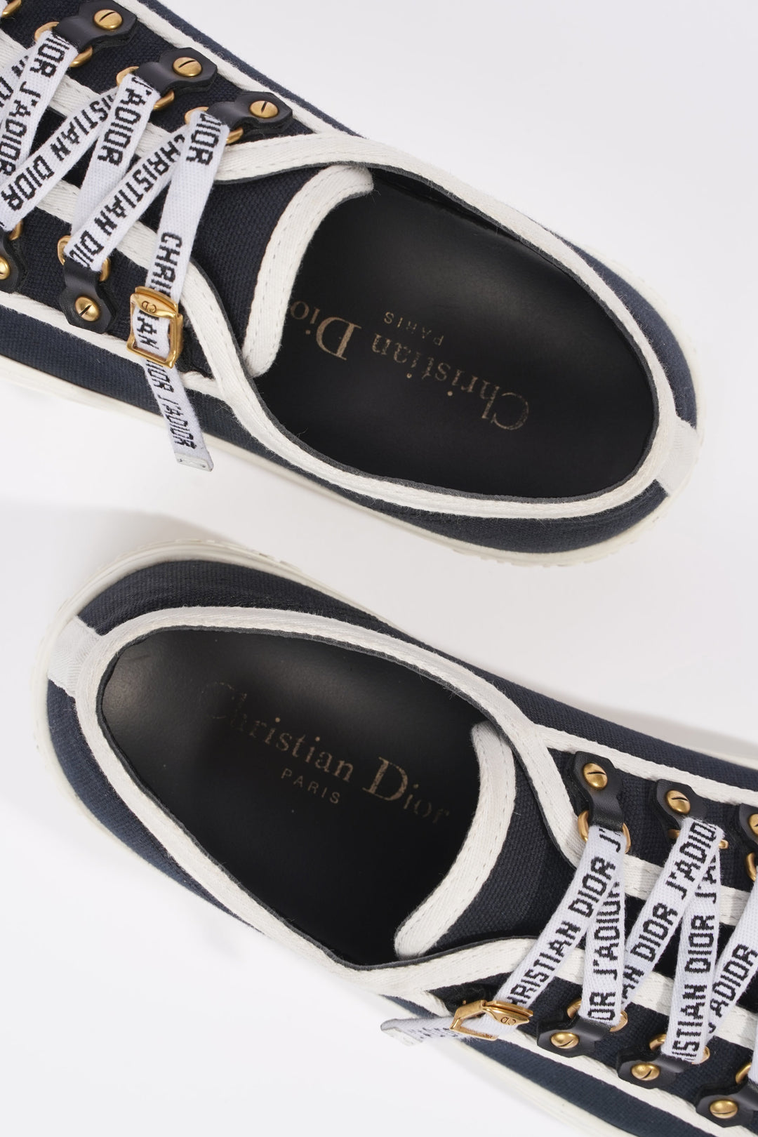 Christian Dior Womens Walk n' Dior Black / White EU 39 / UK 6