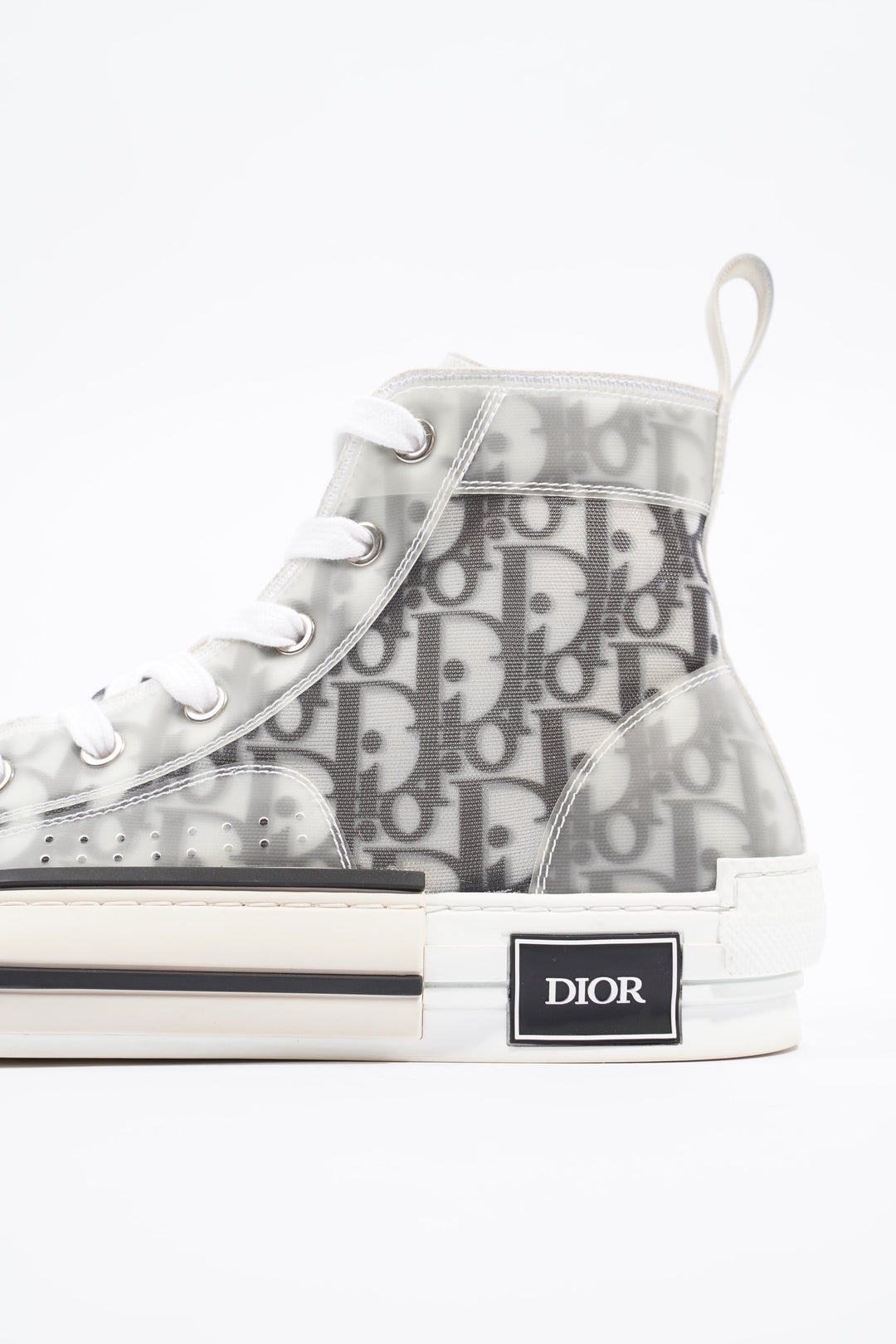 Christian Dior Womens B23 Grey Oblique EU 40.5 / UK 7.5