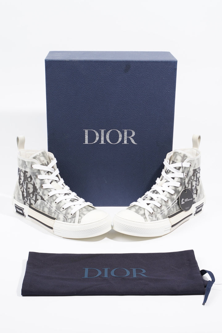 Christian Dior Womens B23 Grey Oblique EU 40.5 / UK 7.5