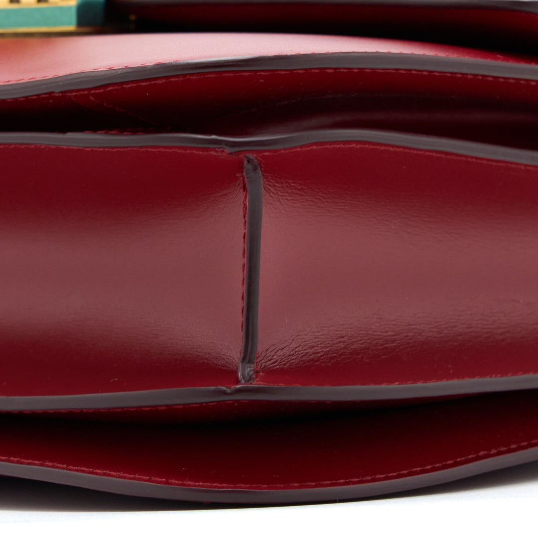 Celine Medium Classic Box Bag Calfskin Red