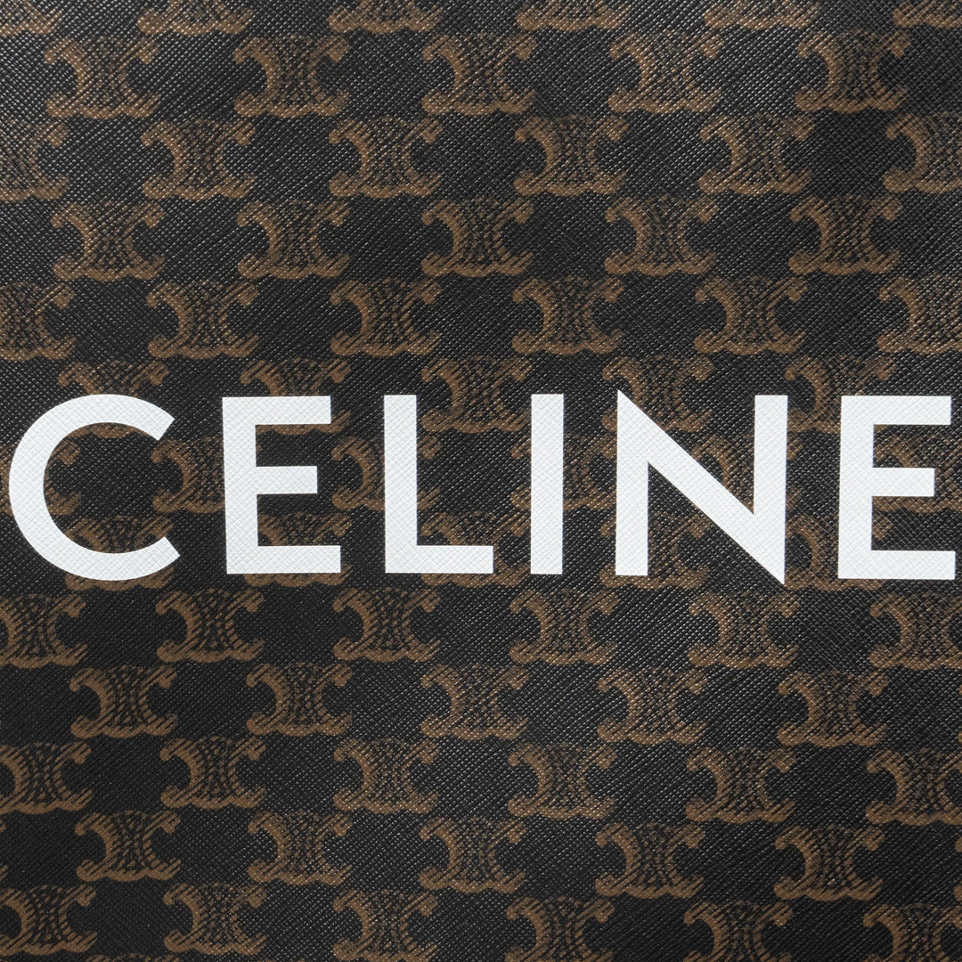 Top Quality Celine Small Cabas Vertical In Triomphe Canvas/Calfskin Tan