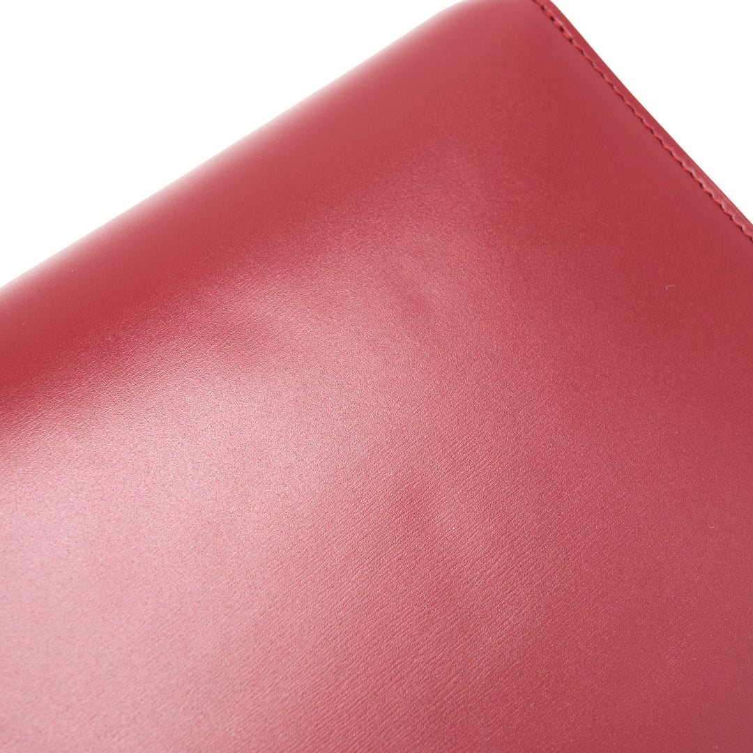 Celine Medium Classic Box Bag Calfskin Red