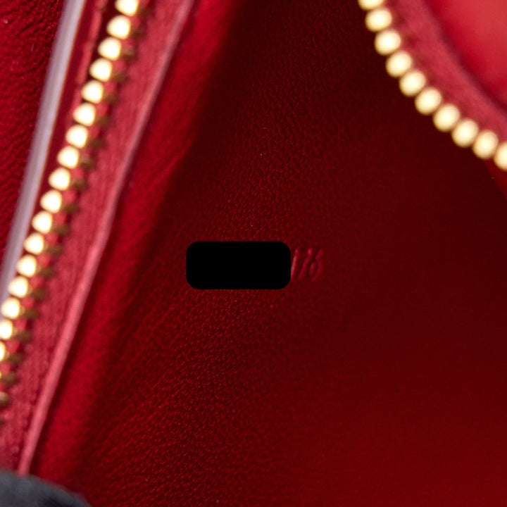 Celine Medium Classic Box Bag Calfskin Red