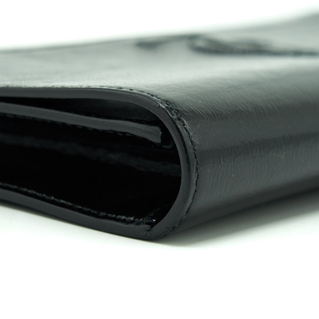 Saint Laurent / YSL Clutch Patent Black