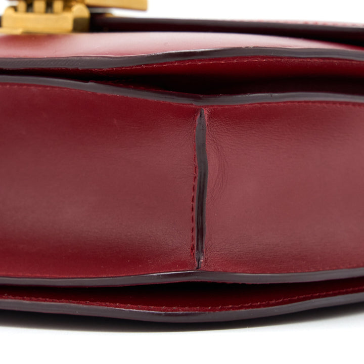 Celine Medium Classic Box Bag Calfskin Red
