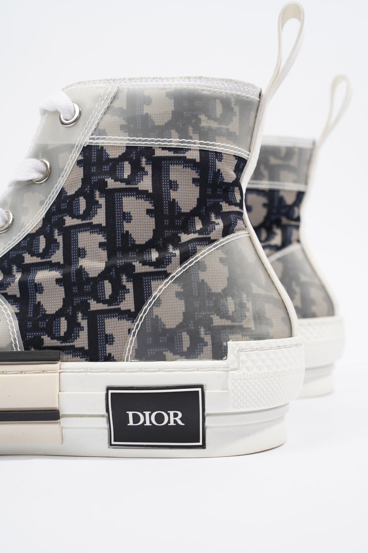 Christian Dior Womens B23 Grey / Blue / Oblique EU 40 / UK 7