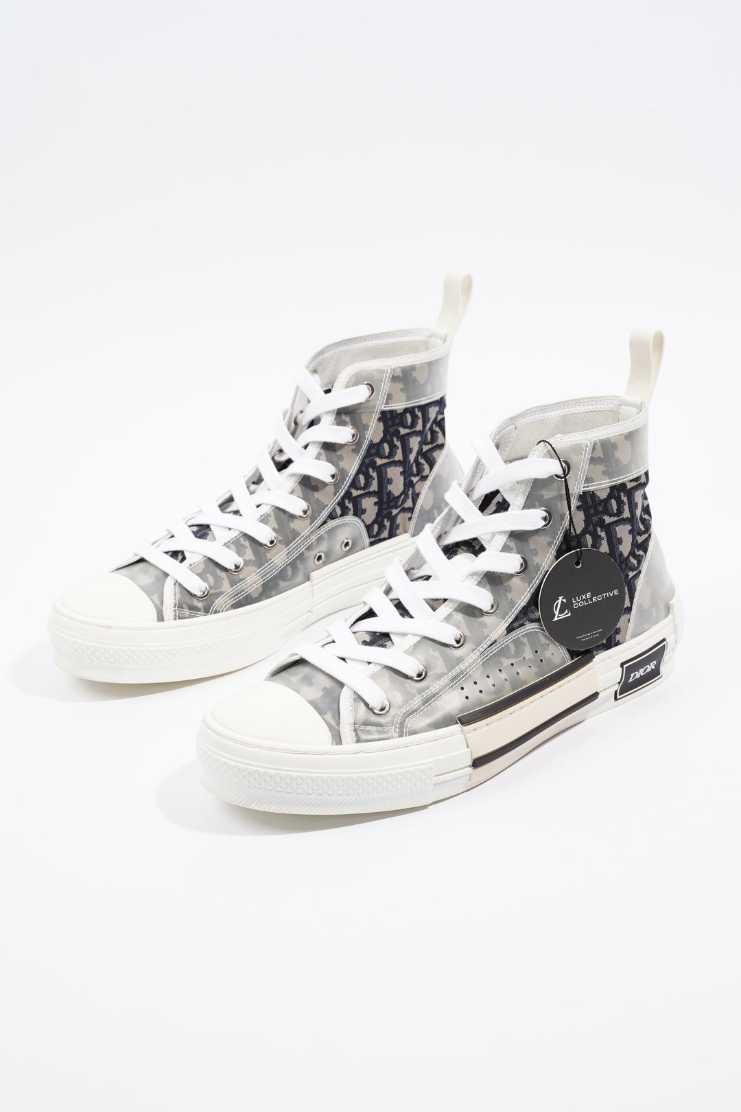 Christian Dior Womens B23 Grey / Blue / Oblique EU 40 / UK 7