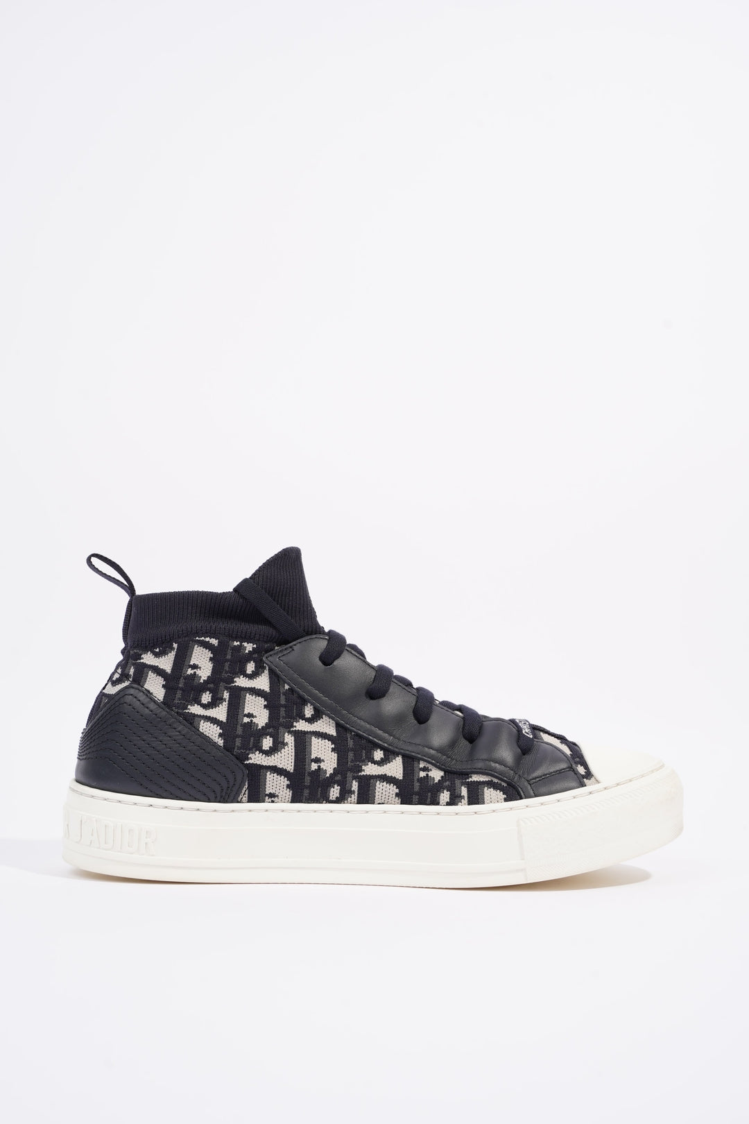 Christian Dior Womens Walk n' Dior High Top Sneaker Oblique EU 39 / UK 6