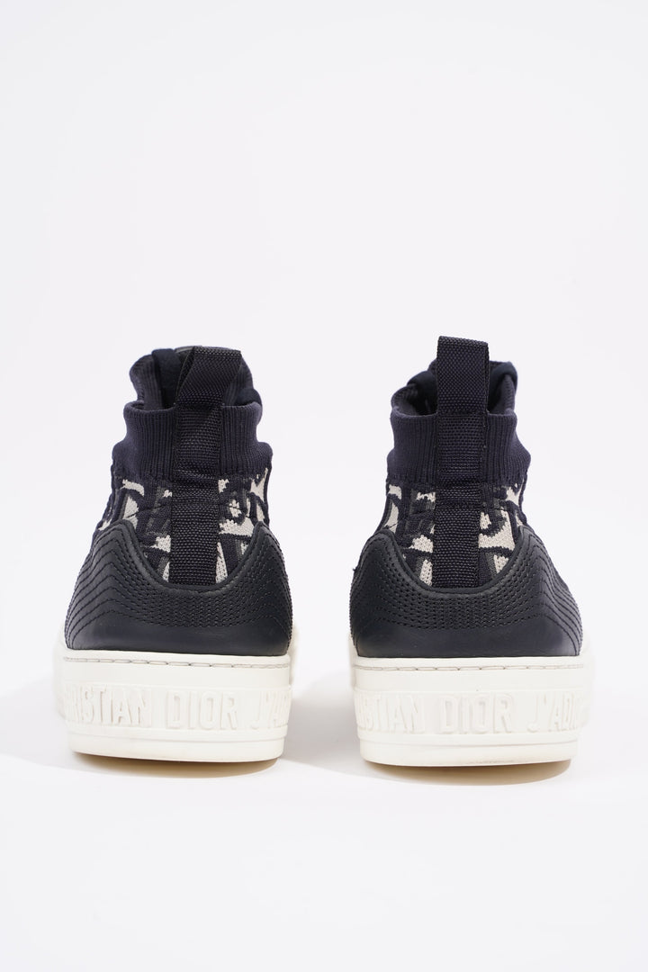 Christian Dior Womens Walk n' Dior High Top Sneaker Oblique EU 39 / UK 6