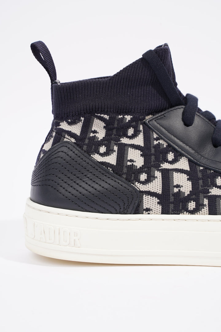 Christian Dior Womens Walk n' Dior High Top Sneaker Oblique EU 39 / UK 6