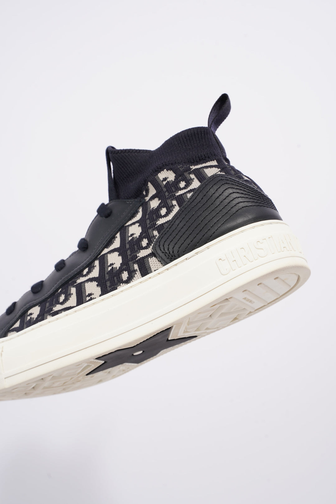 Christian Dior Womens Walk n' Dior High Top Sneaker Oblique EU 39 / UK 6