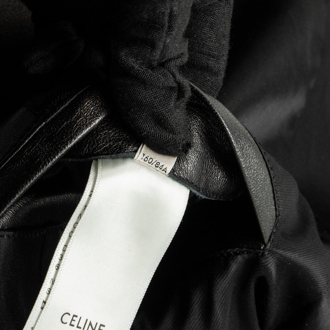 Top Quality Celine Size 38 Classic Biker Jacket Lambskin Black