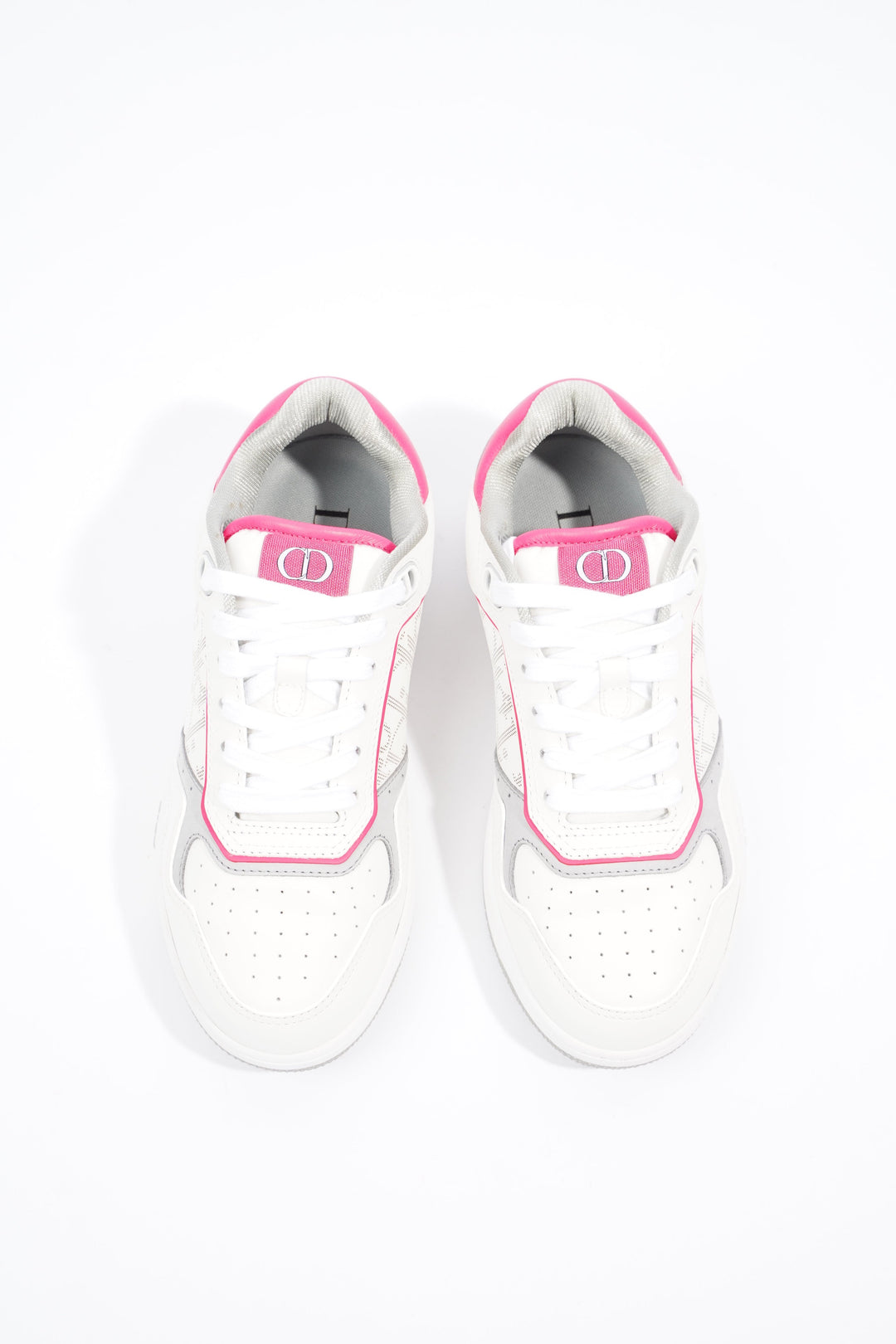 Christian Dior Womens B27 White / Grey / Pink EU 37 / UK 4