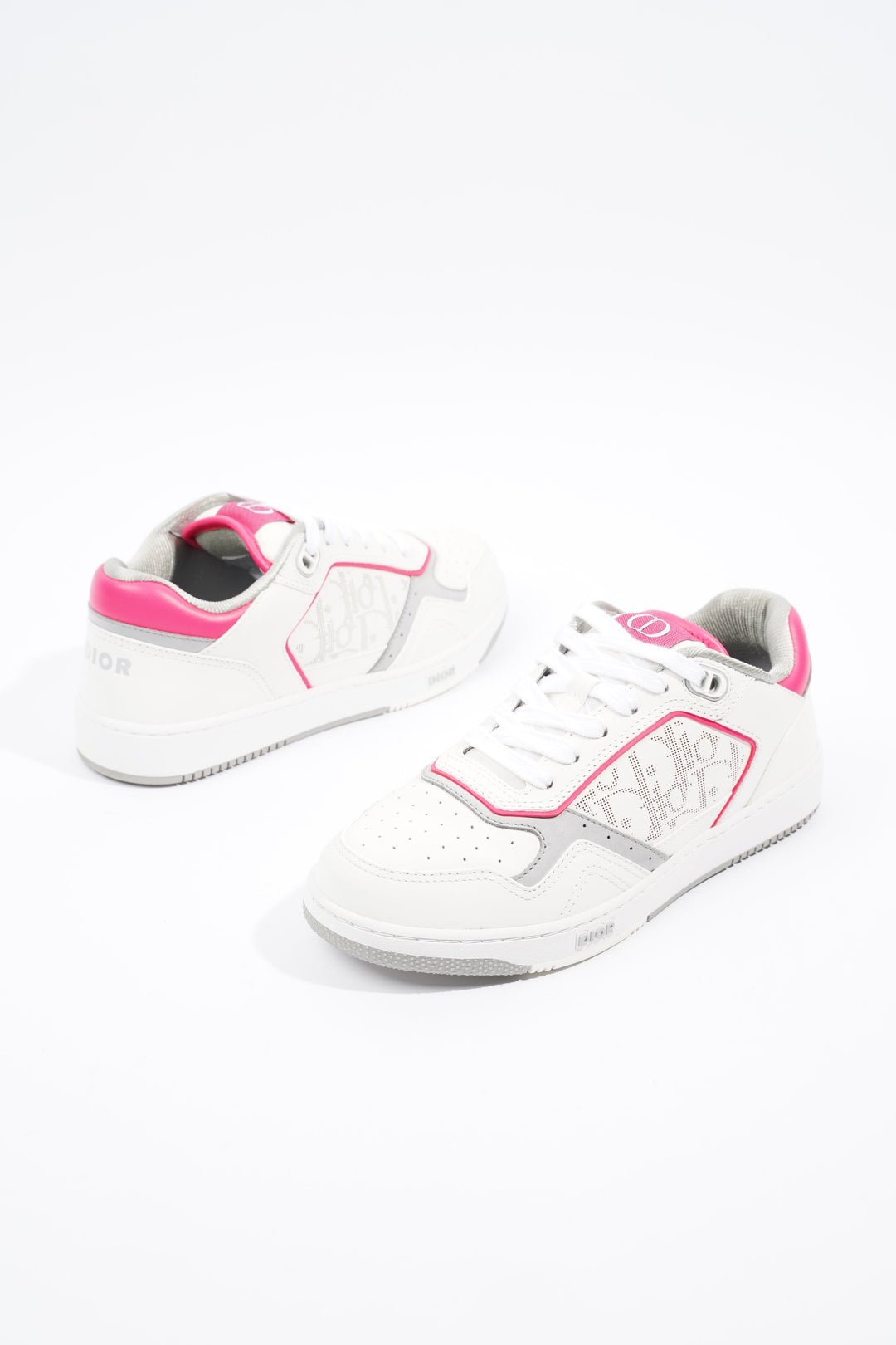 Christian Dior Womens B27 White / Grey / Pink EU 37 / UK 4
