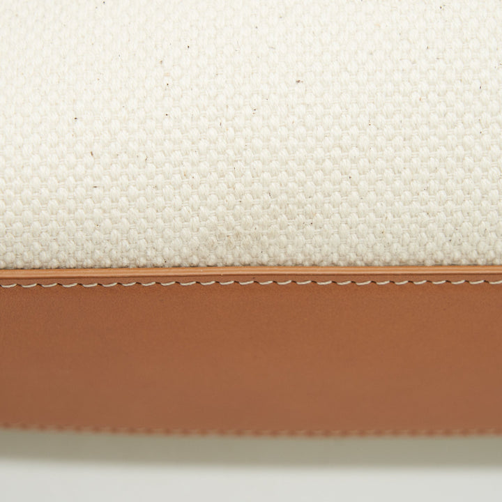 Top Quality Celine small Vertical Cabas Canvas with Top Quality Celine print and calfskin