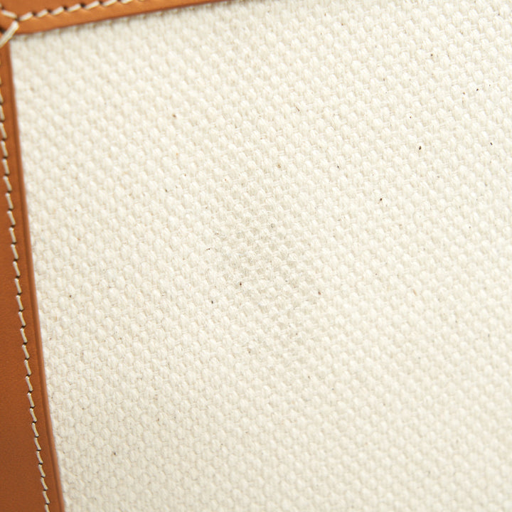 Top Quality Celine small Vertical Cabas Canvas with Top Quality Celine print and calfskin