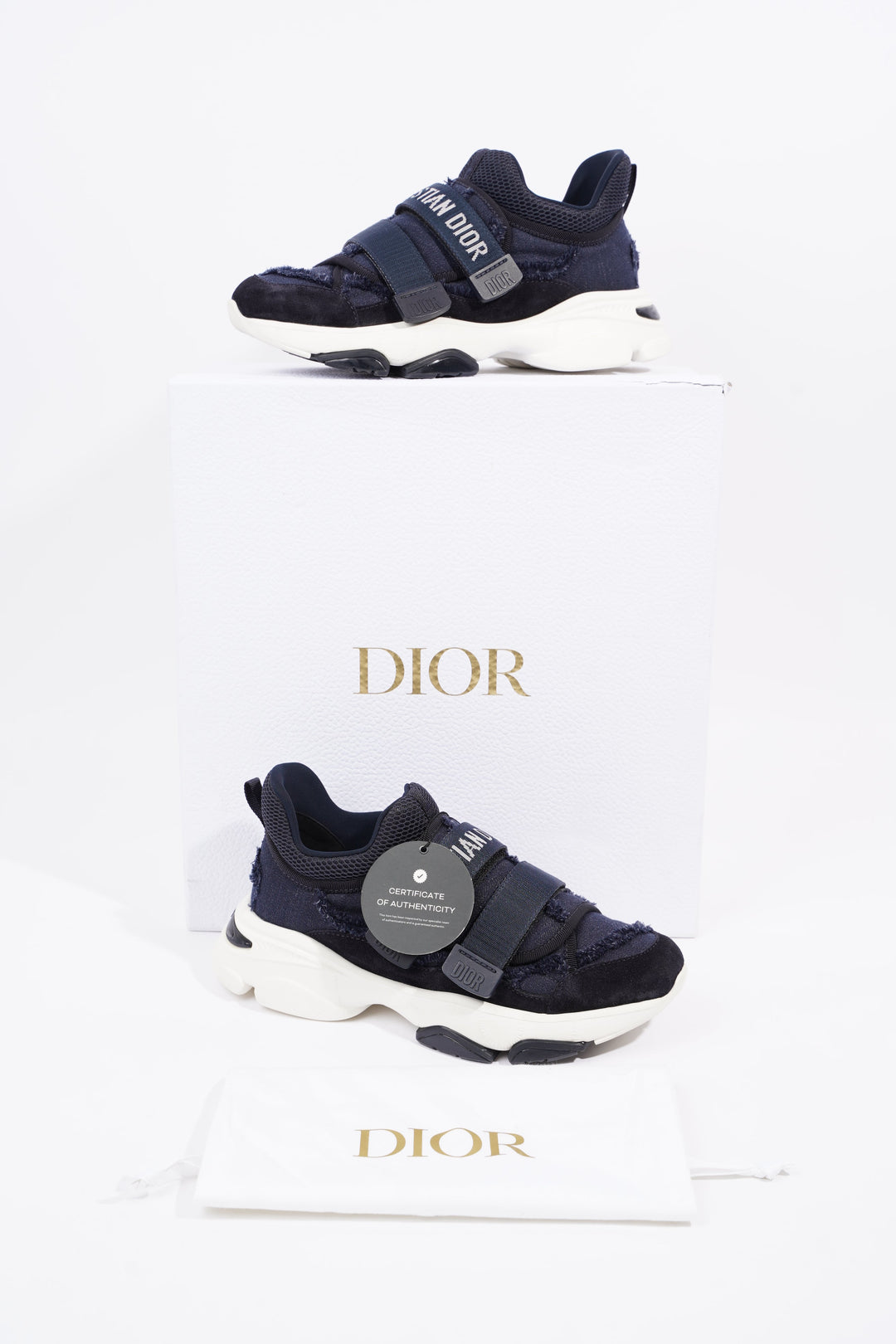 Christian Dior Womens D-Wander Deep Blue EU 35 / UK 2