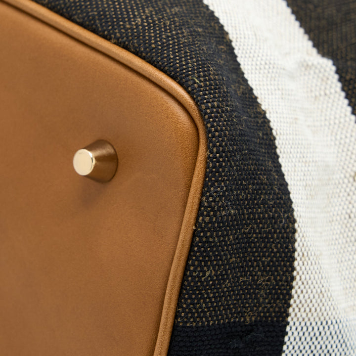 Burberry Bucket Bag Canvas Multicolour GHW