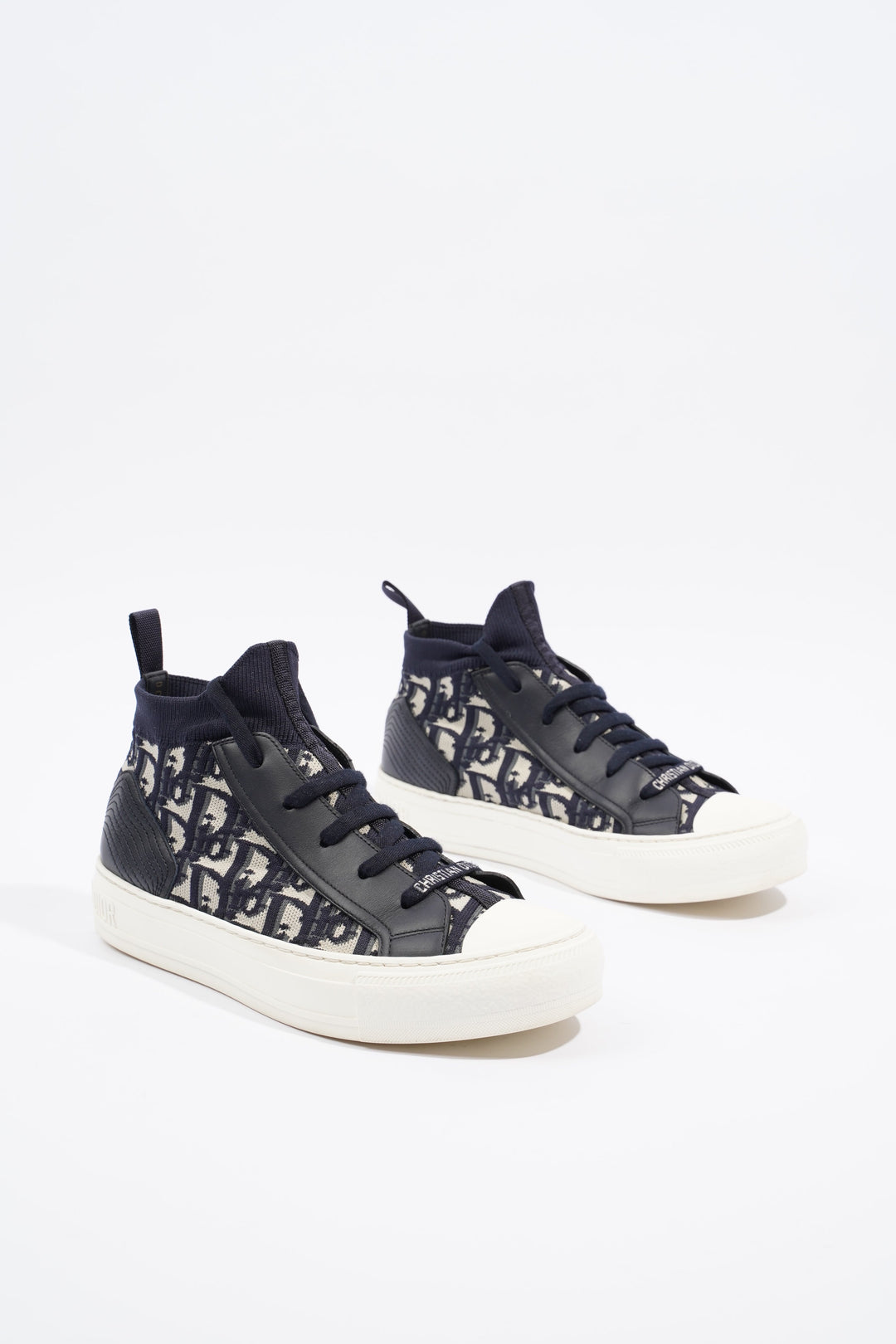Christian Dior Womens Walk n' Dior Oblique Navy / White EU 37.5 / UK 4.5