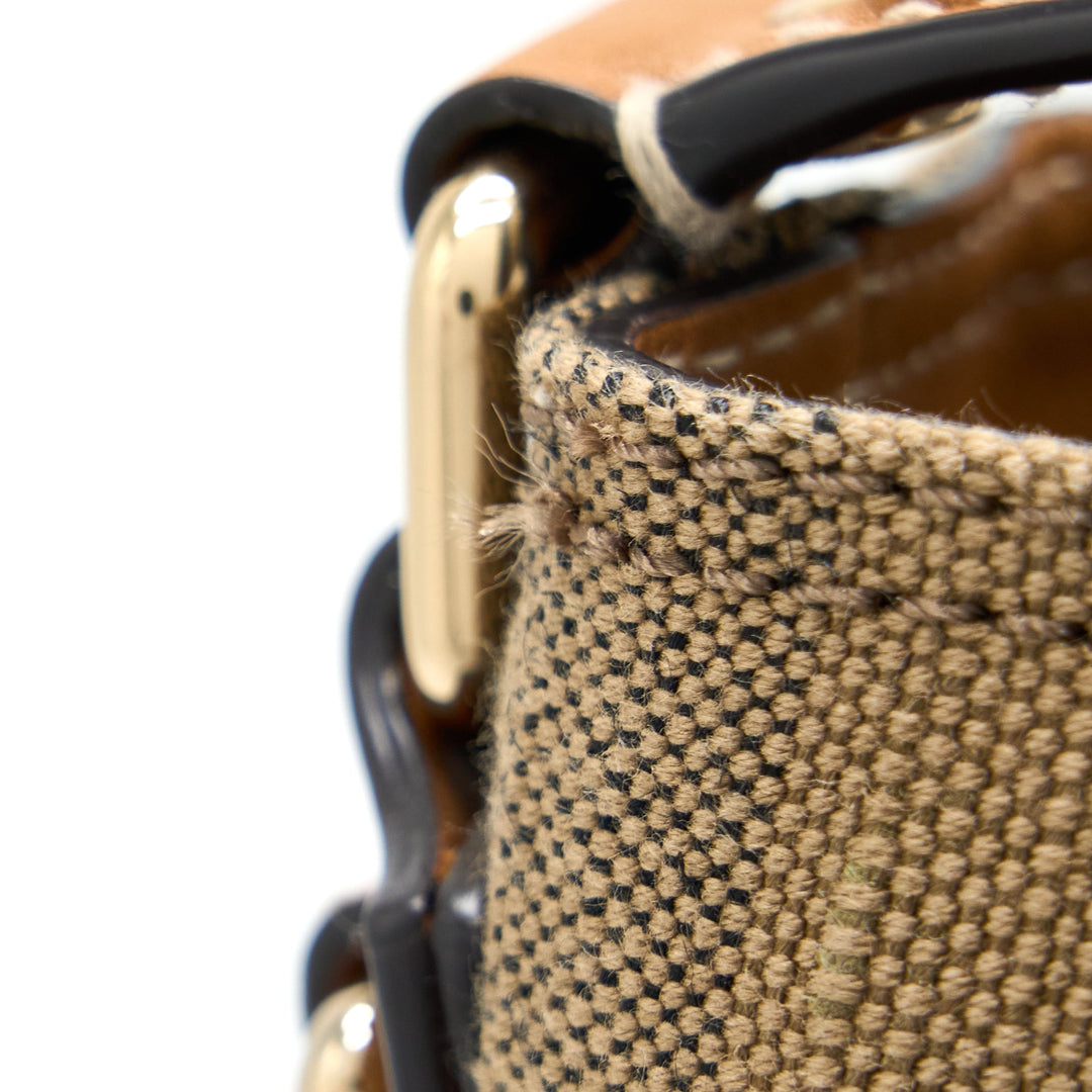 Burberry Bucket Bag Canvas Multicolour GHW