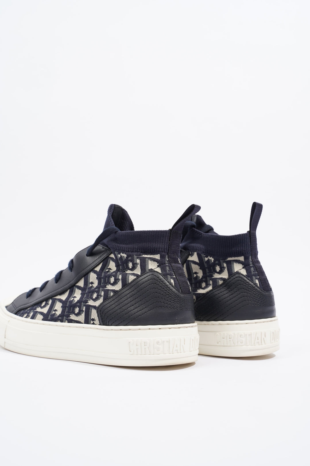 Christian Dior Womens Walk n' Dior Oblique Navy / White EU 37.5 / UK 4.5