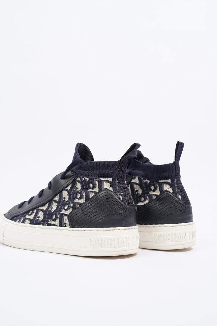 Christian Dior Womens Walk n' Dior Oblique Navy / White EU 37.5 / UK 4.5