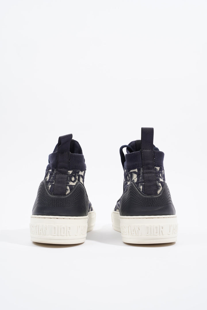 Christian Dior Womens Walk n' Dior Oblique Navy / White EU 37.5 / UK 4.5