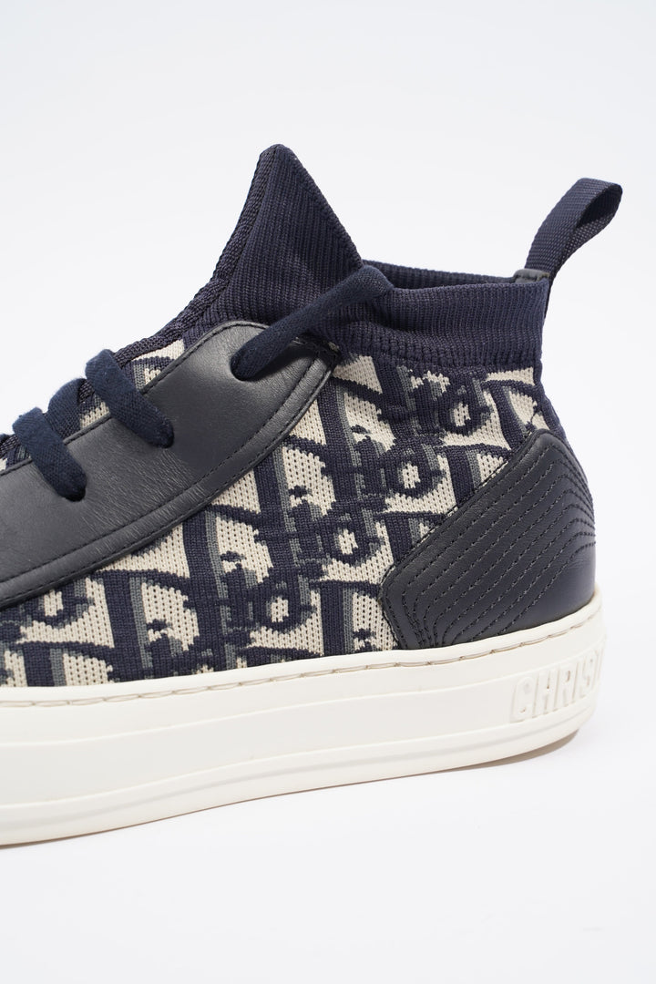 Christian Dior Womens Walk n' Dior Oblique Navy / White EU 37.5 / UK 4.5