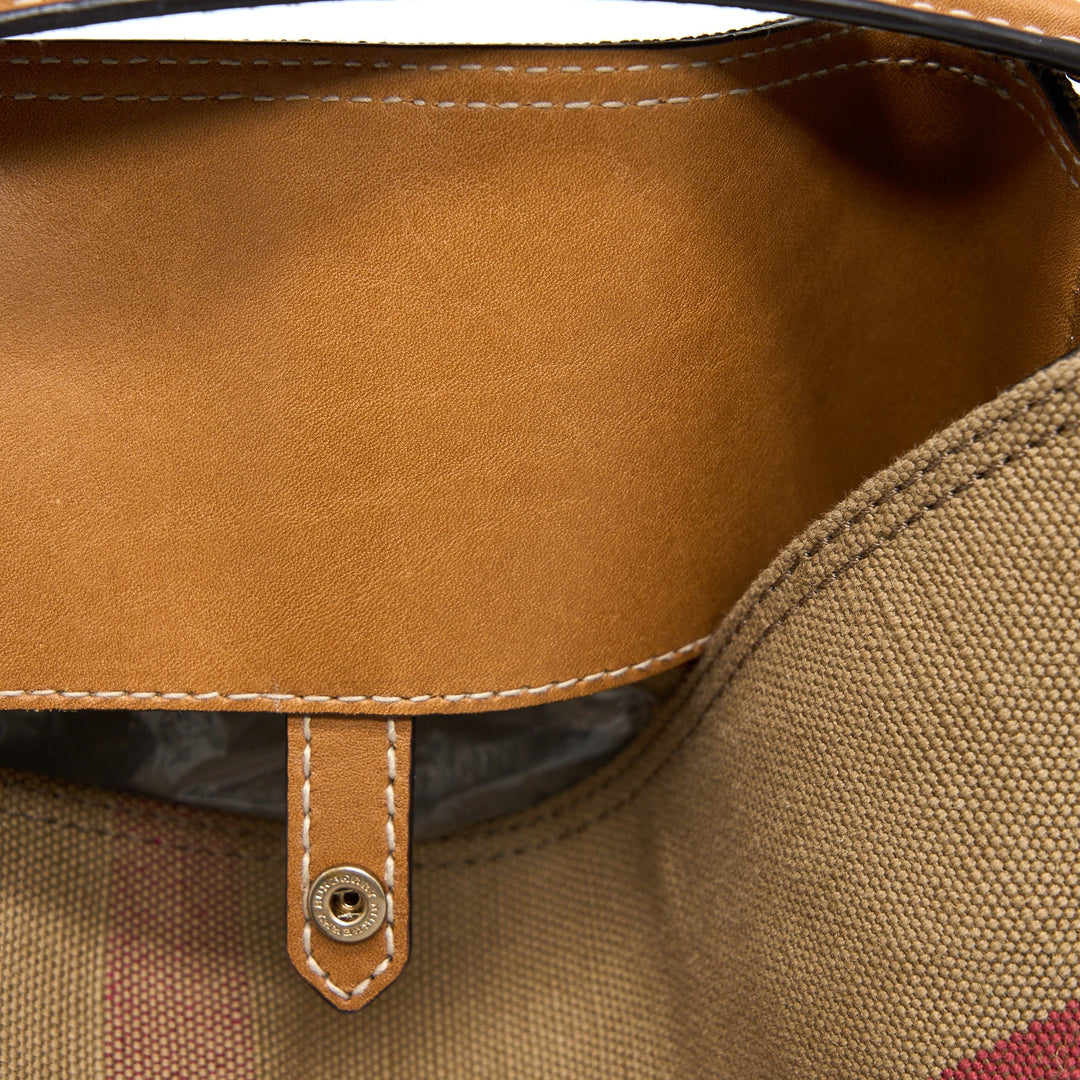 Burberry Bucket Bag Canvas Multicolour GHW