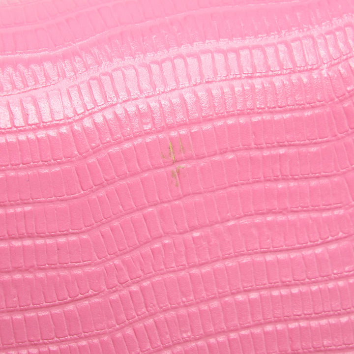 Saint Laurent / YSL Mini Kate Tassel Embossed Calfskin Pink SHW