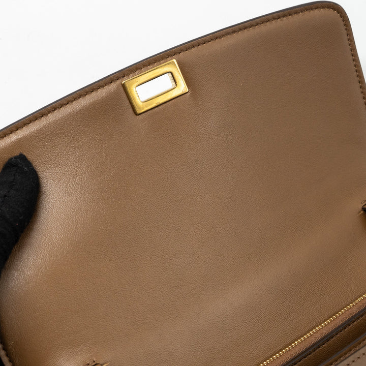 Celine medium classic box bag calfskin camel