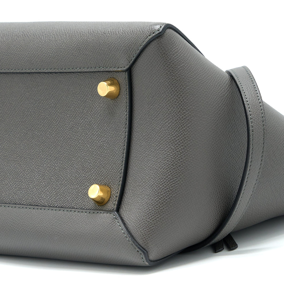 Celine Mini Belt Bag Grained Calfskin Grey