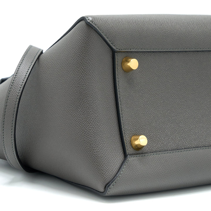 Celine Mini Belt Bag Grained Calfskin Grey