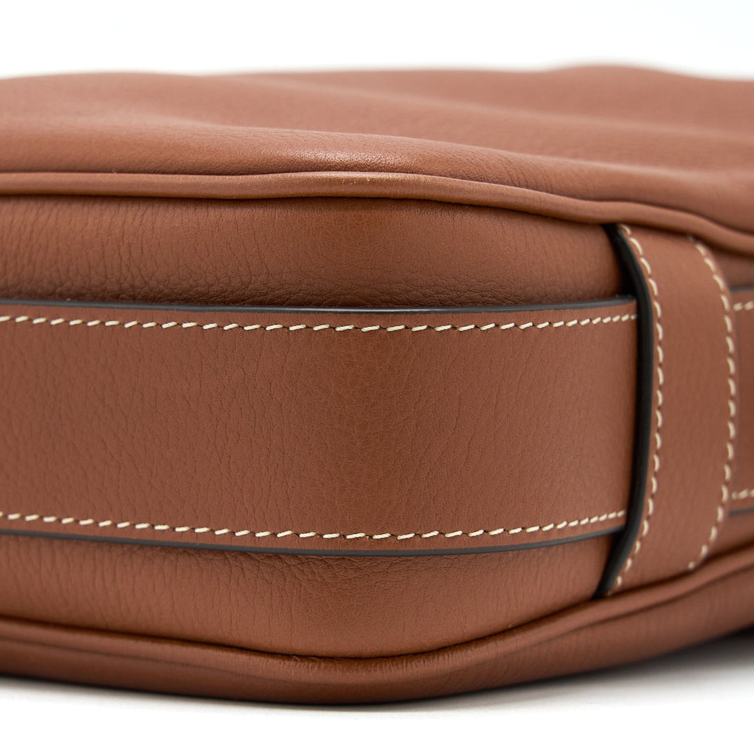 Celine Medium Romy Bag in Supple Calfskin Tan