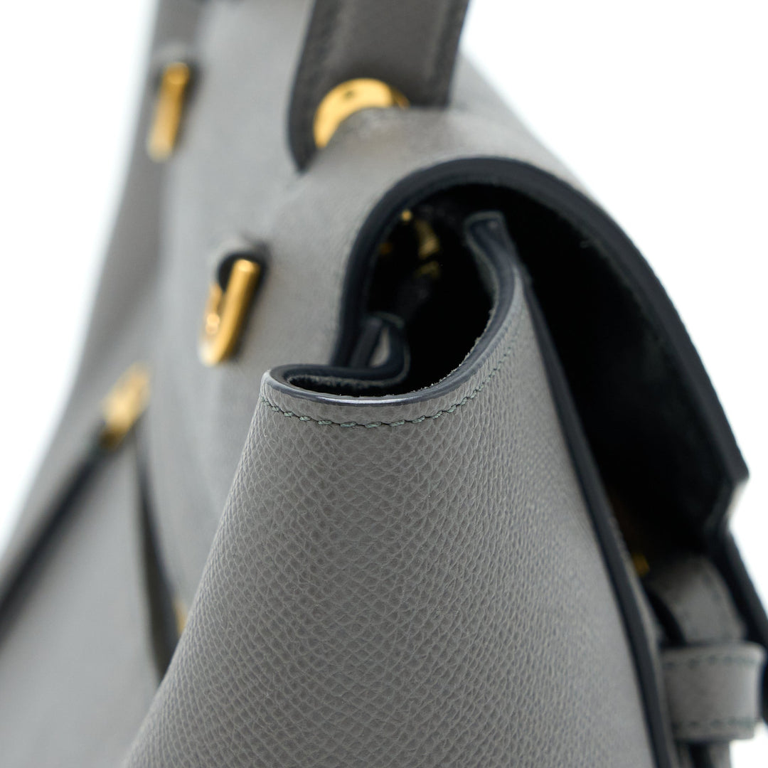 Celine Mini Belt Bag Grained Calfskin Grey