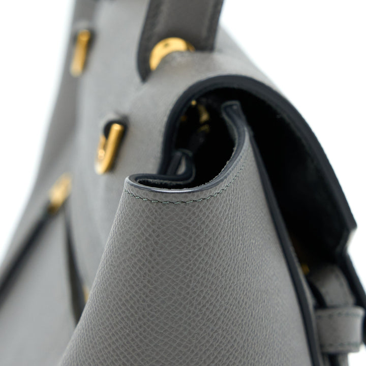 Celine Mini Belt Bag Grained Calfskin Grey