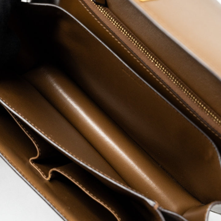 Celine medium classic box bag calfskin camel